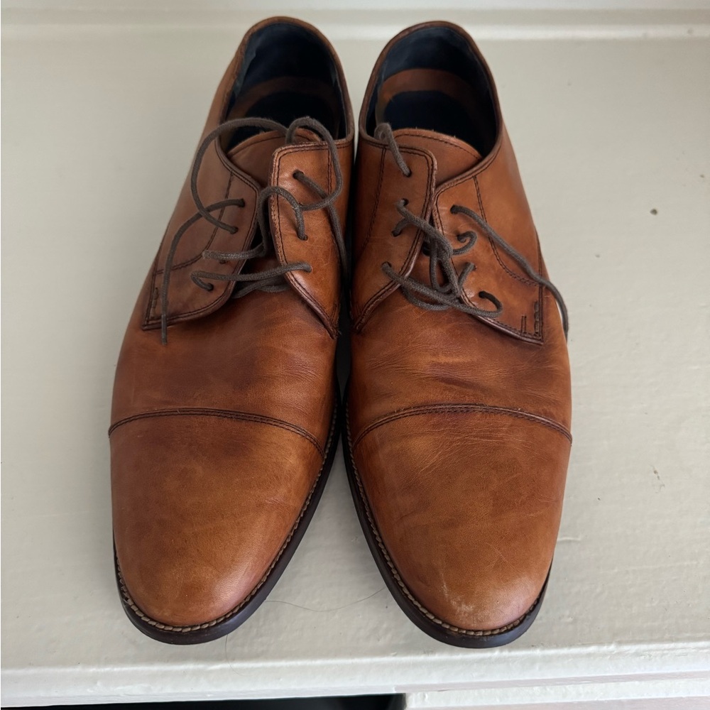 Cole Haan Tan Leather Men's Oxfords